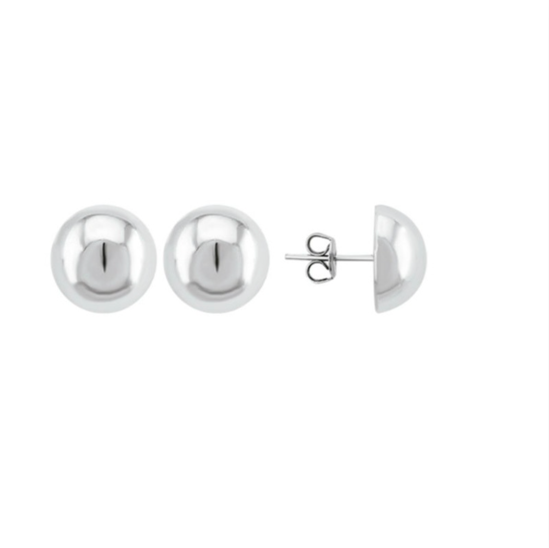 Aretes bola lisa grande